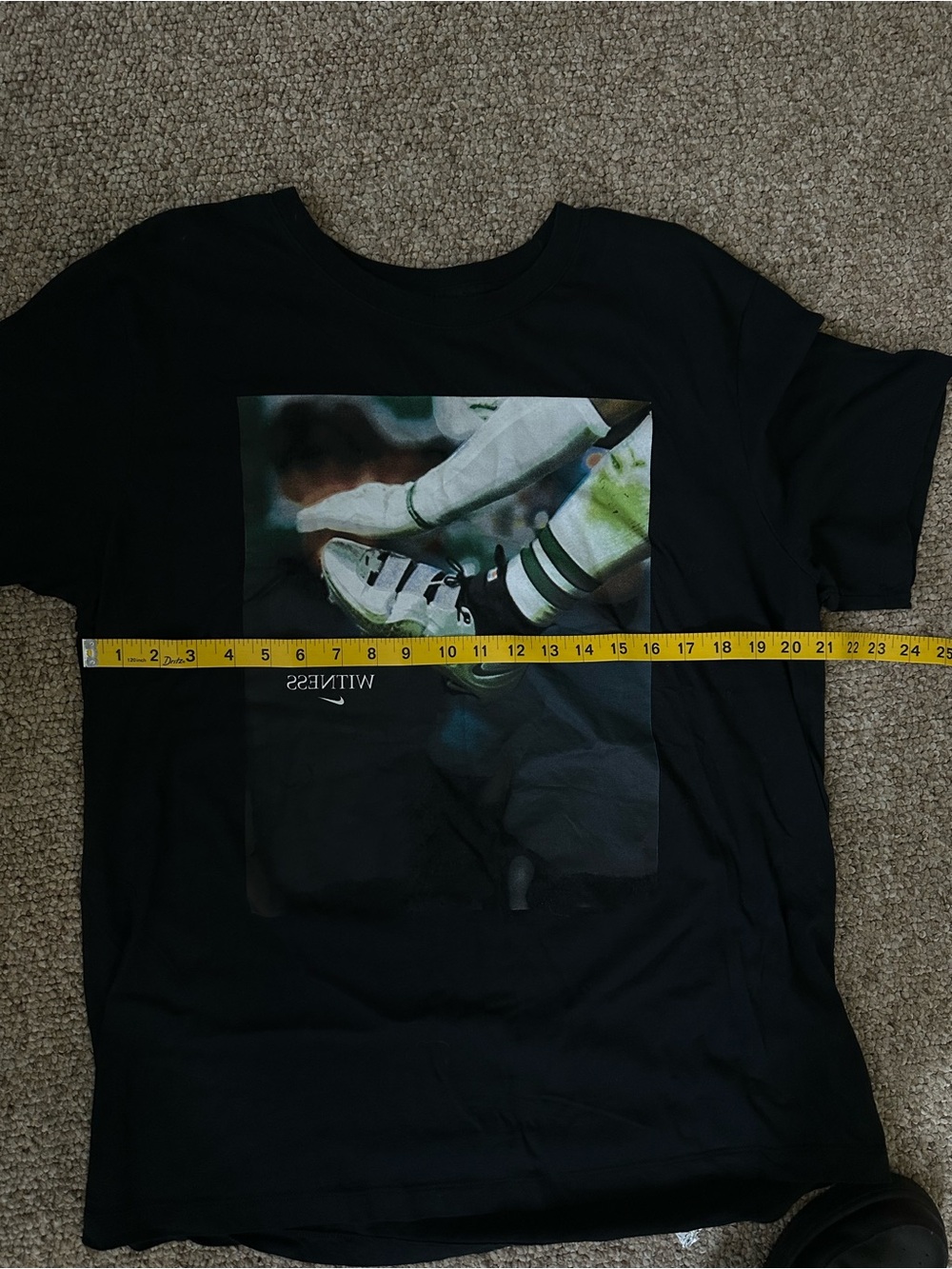 Nike lebron james x saquon Barkley Witness black tee
